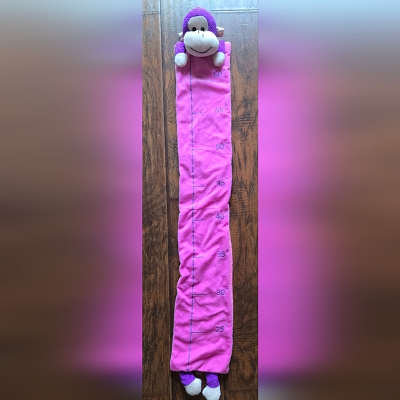 Monkey Measuring Wall Hanging Pink/purple - Picture 2 of 5